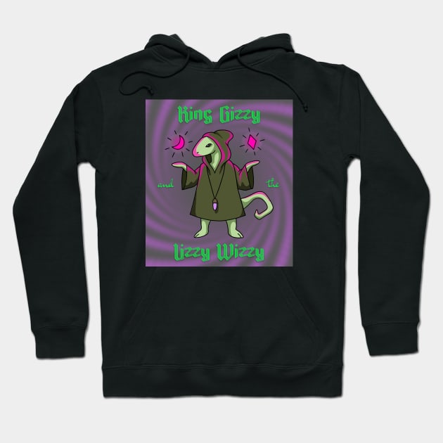 King Gizzard Psychedelic Lizard Wizard | "King Gizzy and the Lizzy Wizzy" Hoodie by pawsitronic